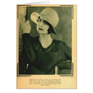 Cartão Retrato 1929 de Loretta Young