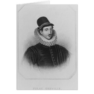 Cartão Retrato Baron Brooke de Fulke Greville do ø