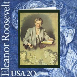 Cartão Retrato da Casa Branca Eleanor Roosevelt