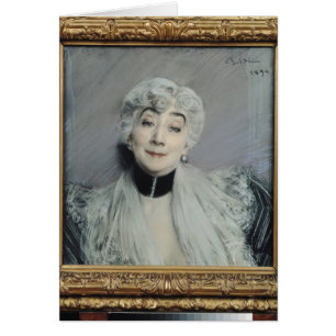 Cartão Retrato da Condessa de Martel de Janville