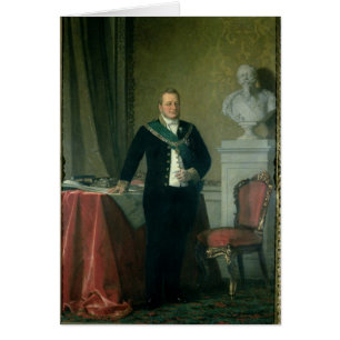 Cartão Retrato da contagem Camillo Berso de Cavour