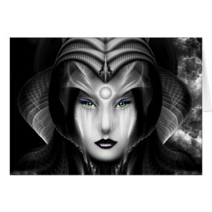 Cartão Retrato Da Cyiria Midnight