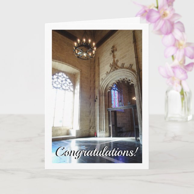 Cartão Retrato da Llotja de la Seda, Cidade de Valência,  (Orquídea)