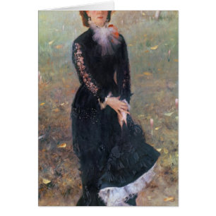Cartão Retrato da senhora Edouard Pailleron, 1879
