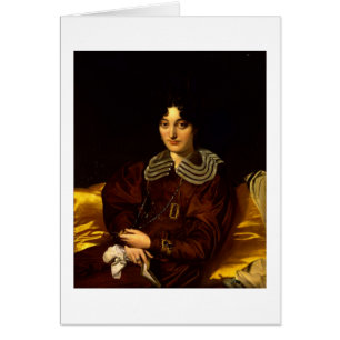 Cartão Retrato da senhora Marcotte de Sainte-Marie (1803-