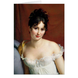 Cartão Retrato da senhora Recamier
