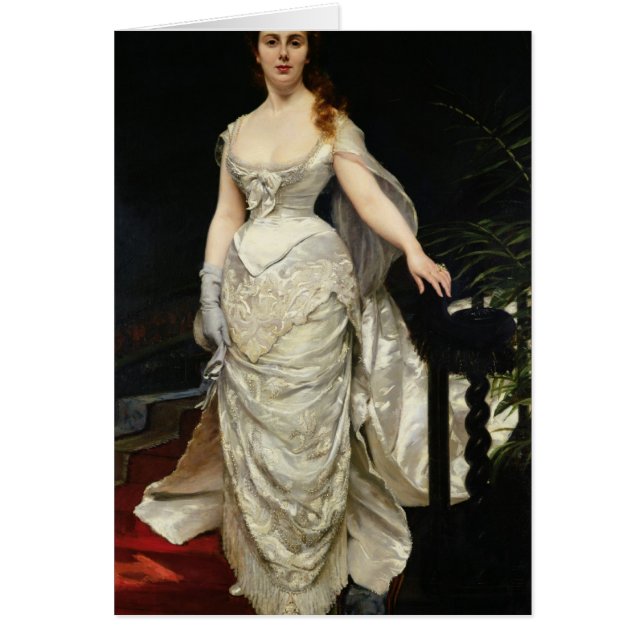 Cartão Retrato da senhorita X, 1873 (Frente)