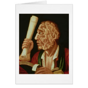 Cartão Retrato de Adam (óleo)