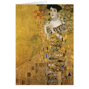 Cartão Retrato de Adele Bloch-Bauer