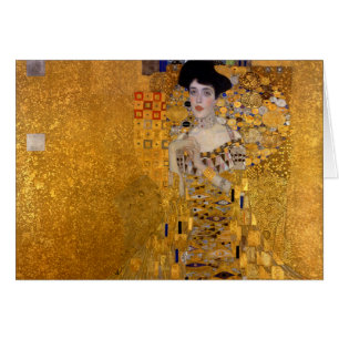 Cartão Retrato de Adele Bloch-Bauer de Gustav Klimt 1907