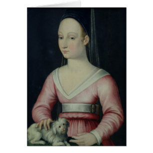 Cartão Retrato de Agnes Sorel