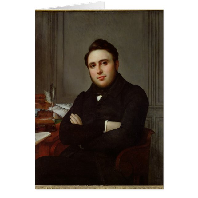 Cartão Retrato de Alexandre Auguste Ledru-Rollin (Frente)