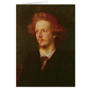 Cartão Retrato de Algernon Charles Swinburne 1867