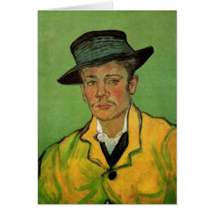 Cartão Retrato de Armand Roulin por Vincent van Gogh