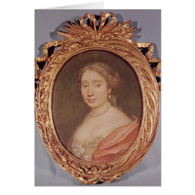 Cartão Retrato de Armande Bejart (Frente)