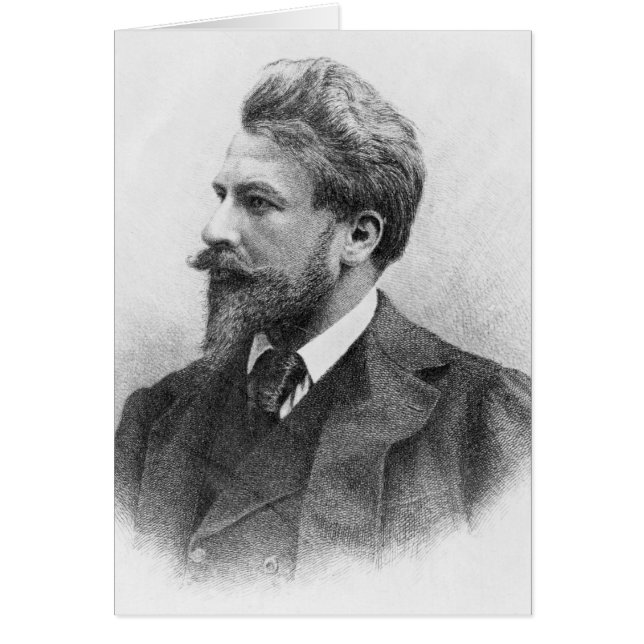 Cartão Retrato de Arthur Schnitzler (Frente)