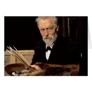 Cartão Retrato de auto, 1905