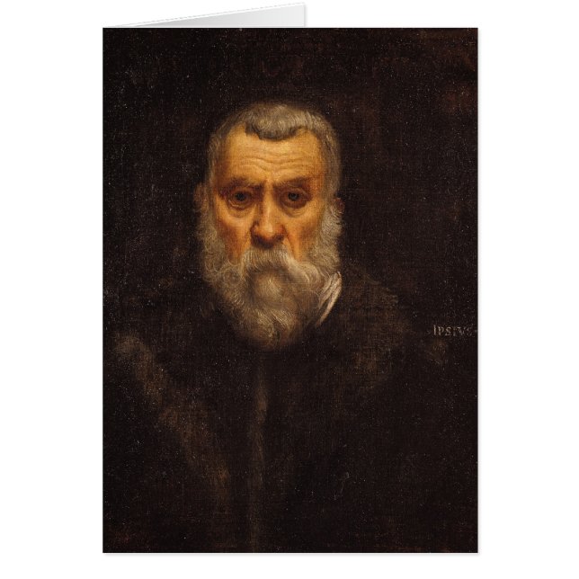 Cartão Retrato de auto 5 (Frente)