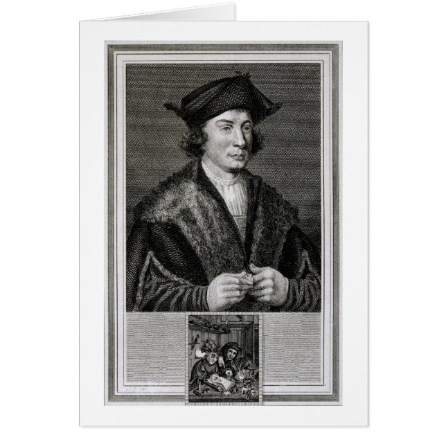 Cartão Retrato de auto, gravado por J. Canto (gravura) (Frente)