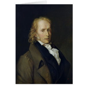 Cartão Retrato de Benjamin Constant de Rebecque