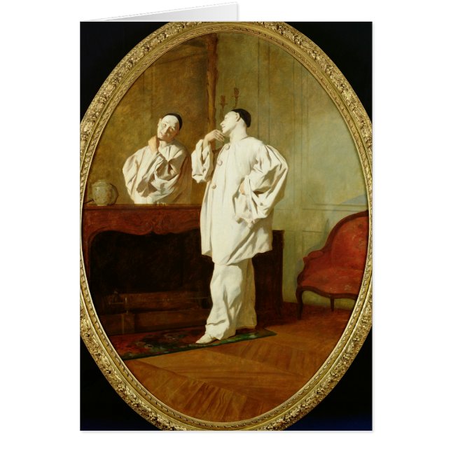 Cartão Retrato de Charles Deburau (Frente)