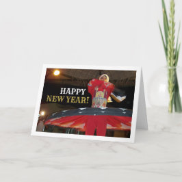 Cartão Retrato de Dança Tanoura Egípcia