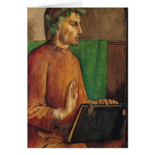 Cartão Retrato de Dante Alighieri, c.1475