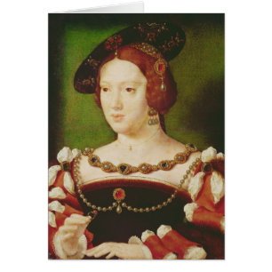 Cartão Retrato de Eleanor de Hapsbourg