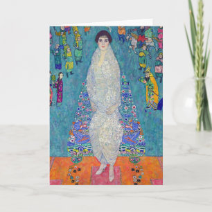 Cartão Retrato de Elisabeth Lederer, Gustav Klimt