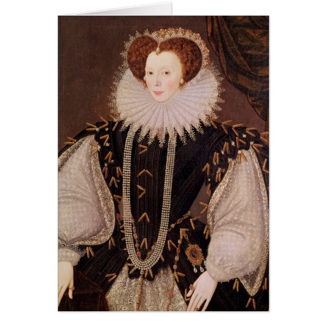 Cartão Retrato de Elizabeth Sydenham (Frente)