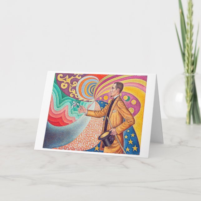 Cartão Retrato de Felix Feneon, Sigac (Frente)