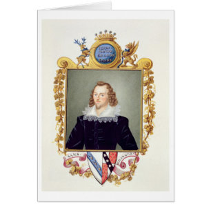 Cartão Retrato de Ferdinando Stanley (1559-94) 5 Earl