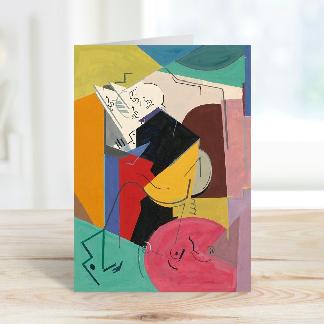 Cartão Retrato de Florent Schmitt | Albert Gleizes (Criador carregado)