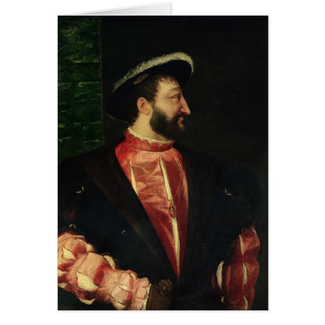 Cartão Retrato de Francis mim 1538 (Frente)