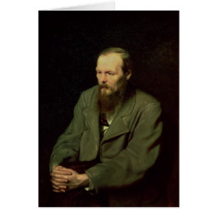 Cartão Retrato de Fyodor Dostoyevsky 1872