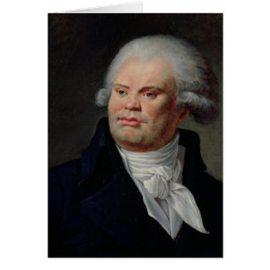 Cartão Retrato de Georges Danton