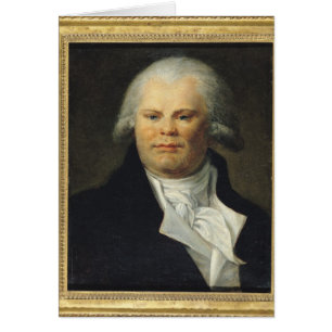 Cartão Retrato de Georges Danton