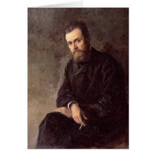 Cartão Retrato de Gleb I. Uspensky 1884
