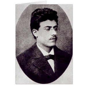 Cartão Retrato de Gustav Mahler, 1878