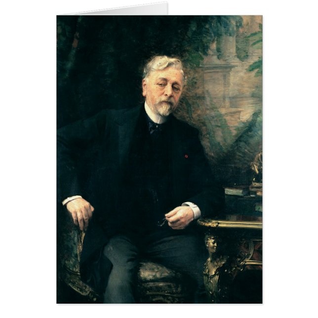 Cartão Retrato de Gustave Eiffel 1905 (Frente)