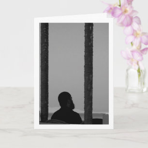 Cartão Retrato de Homem Egípcio