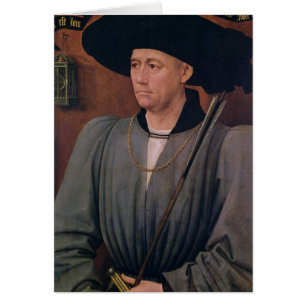 Cartão Retrato de Jean Lefevre de Santo-Remy