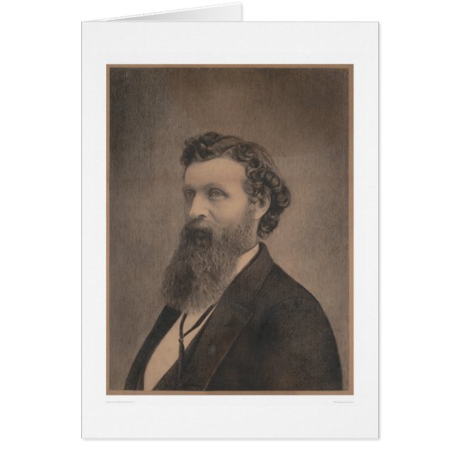 Cartão Retrato de John Muir (1349) (Frente)