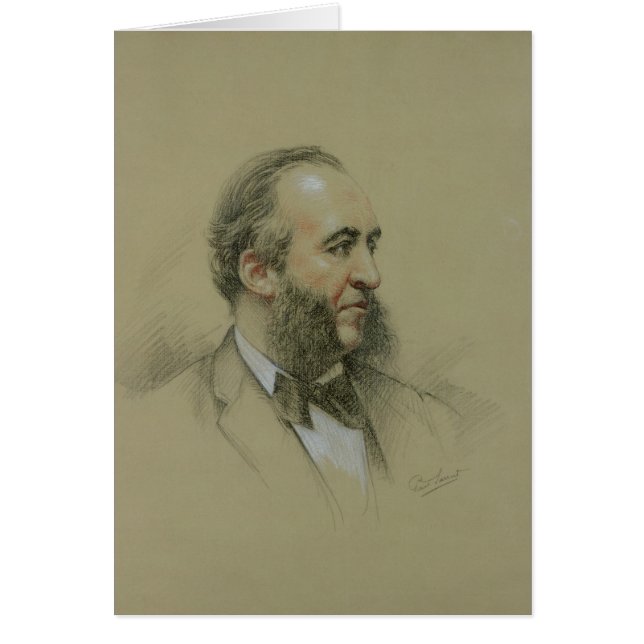 Cartão Retrato de Jules Ferry (Frente)