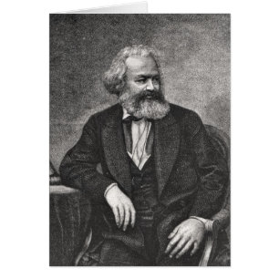 Cartão Retrato de Karl Marx 1857