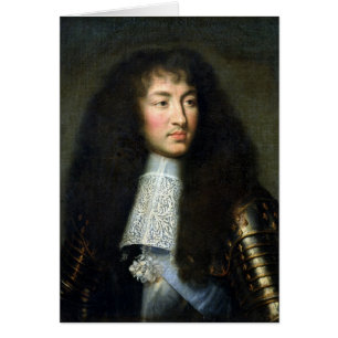 Cartão Retrato de Louis XIV