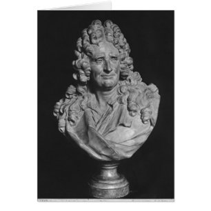 Cartão Retrato de Nicolas Boileau