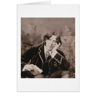 Cartão Retrato de Oscar Wilde (1854-1900), 1882 (pho de
