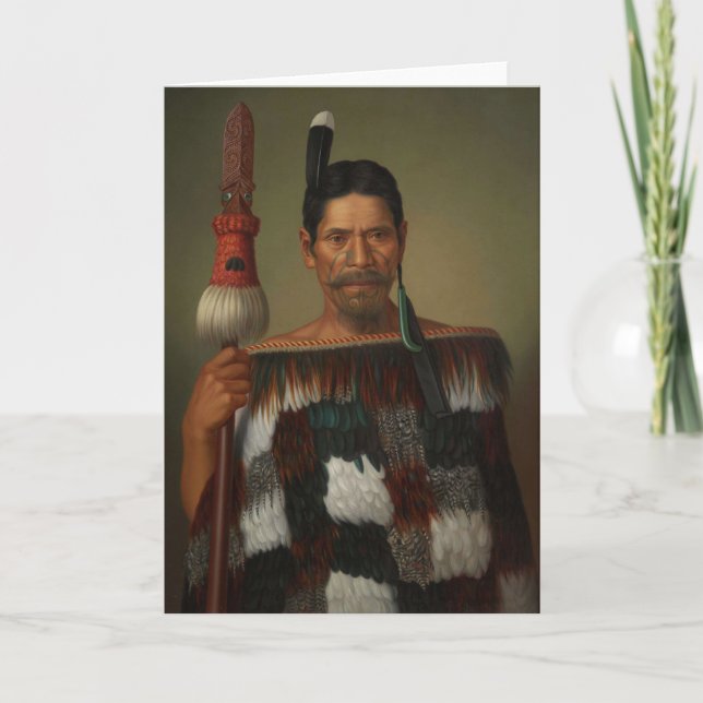 Cartão "Retrato de Paramena" - G. Lindauer (Frente)