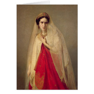 Cartão Retrato de Rachel